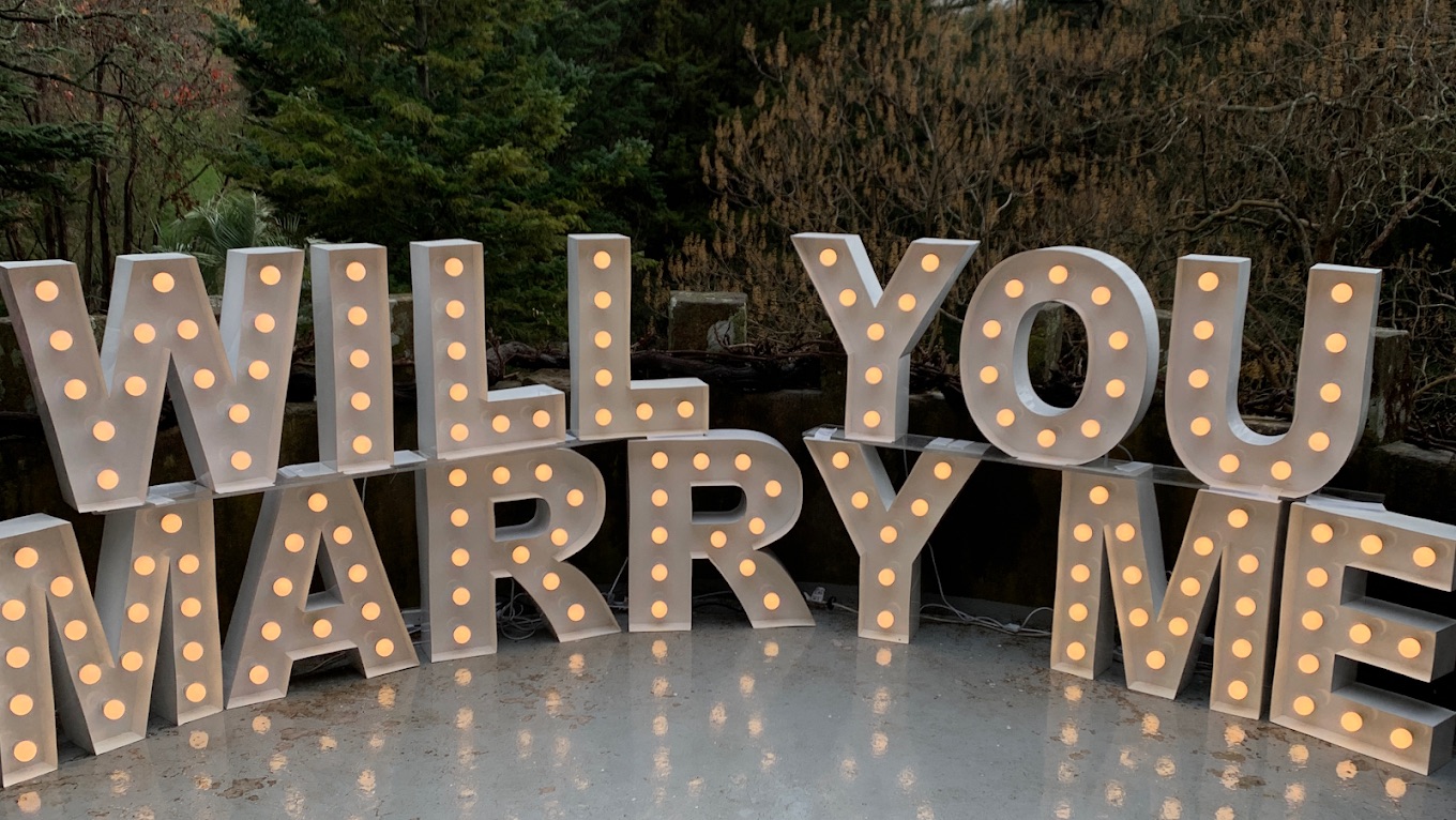 XL Letters LOVE Sign